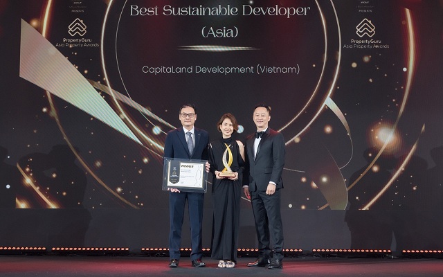 capitaland-development-duoc-ghi-nhan-la-nha-phat-trien-bat-dong-san-ben-vung-xuat-sac